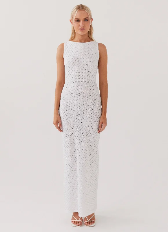 Weekend Only Steals Etoile Knit Maxi Dress - White