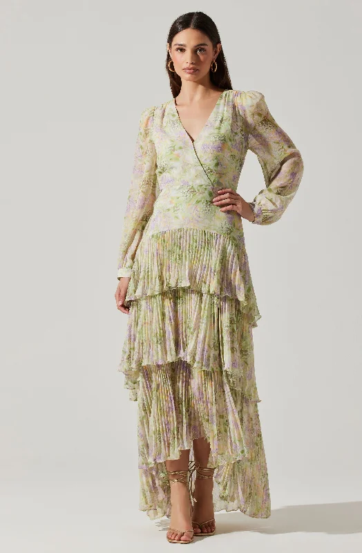 Today’s Flash Sale Innessa Long Sleeve Tiered Maxi Dress