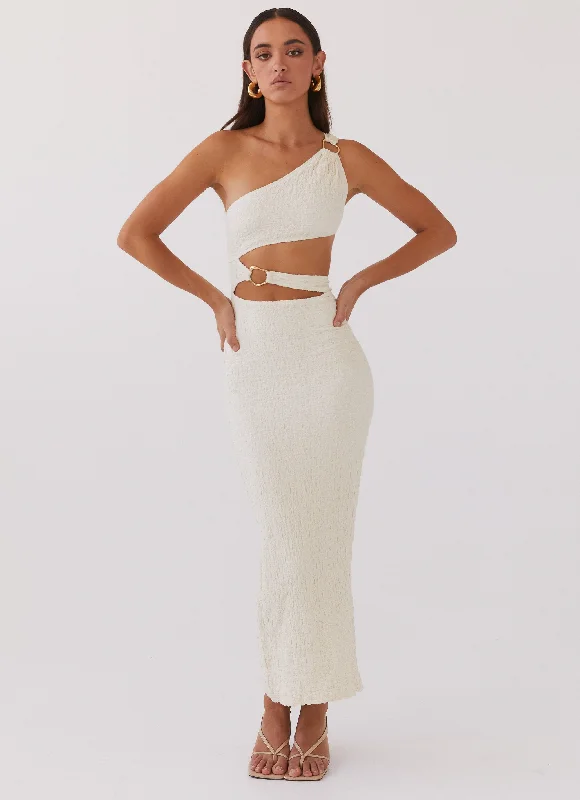Weekend Flash Discount North Haven Maxi Dress - Ivory Wave