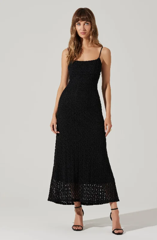 Shop & Save More Renaisse Textured Maxi Dress