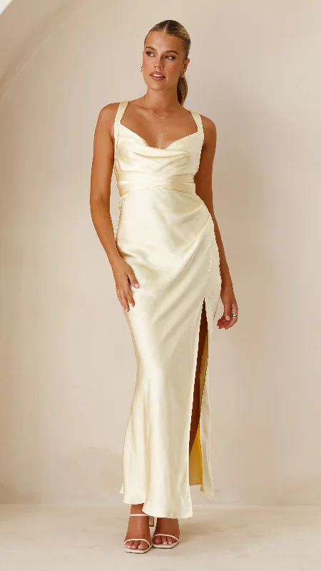 Super Savings Zendaya Maxi Dress - Yellow