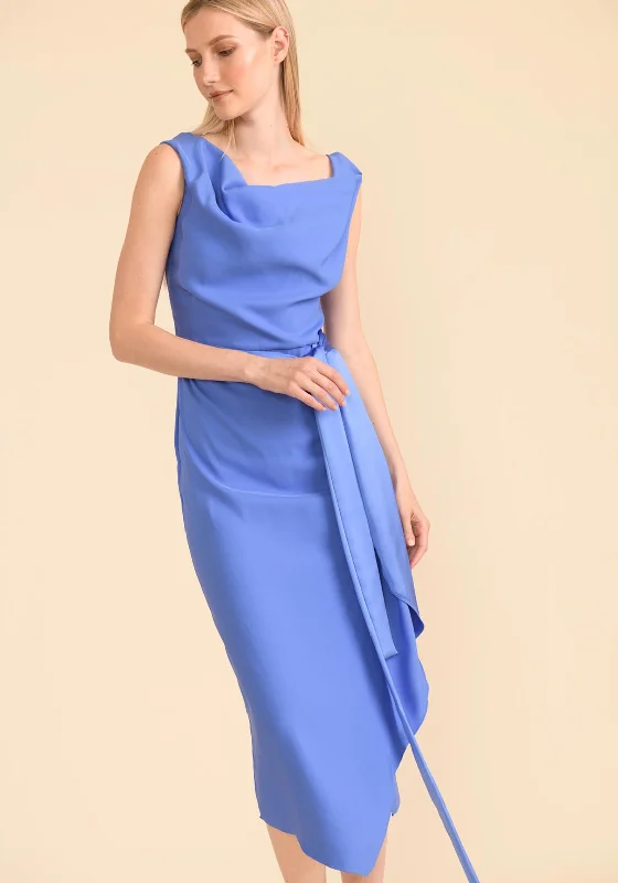 Weekend Flash Offers Caroline Kilkenny Olivia Draped Satin Belt Maxi Dress, Lavender Weekend Flash Offers Caroline Kilkenny Olivia Draped Satin Belt Maxi Dress, Lavender