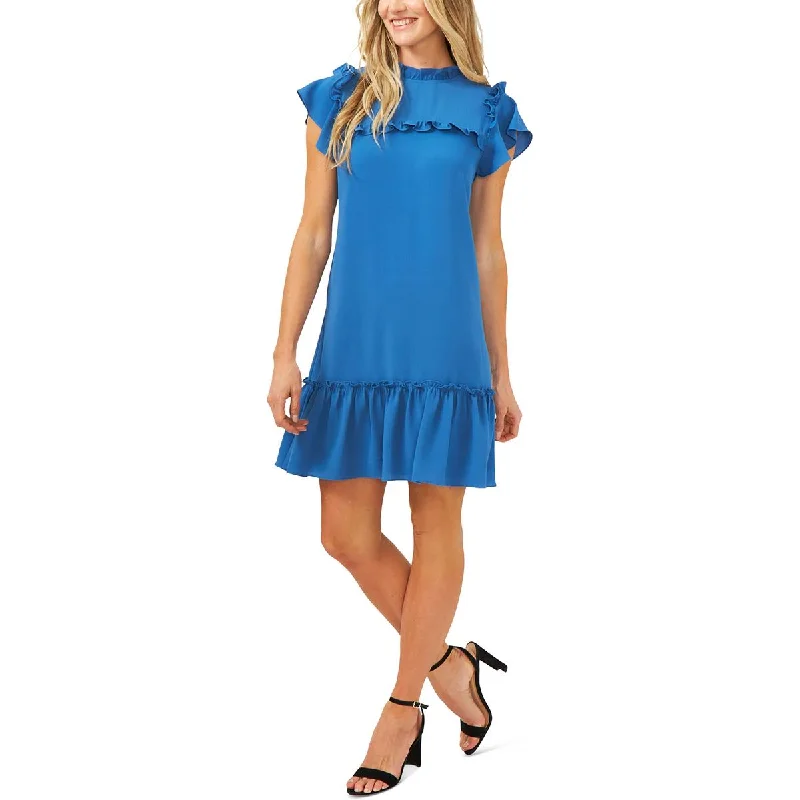 Shop & Save Now CeCe Womens Holiday 2 Stretch Mini Sheath Dress