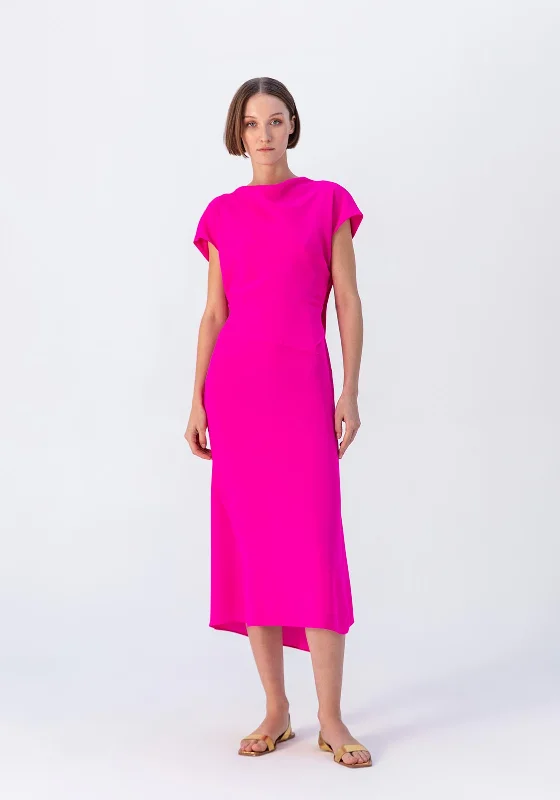 Weekend Sale Marathon Kameya Cut-Out Back Maxi Dress, Fuchsia