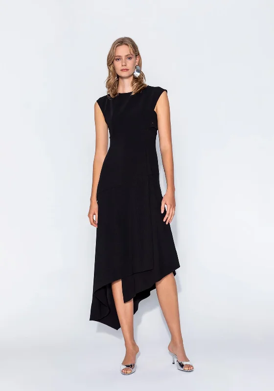 Weekend Exclusive Discounts Kameya Studded Cross Over Back Maxi Dress, Black
