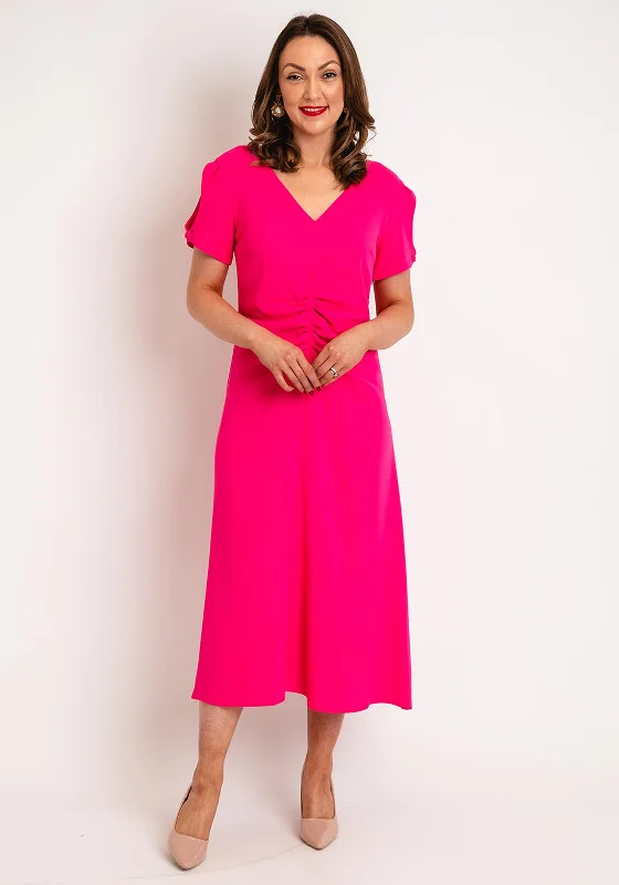 Weekend Super Sale Frenzy Kate Cooper Ruched Bodice A-Line Maxi Dress, Watermelon Pink Weekend Super Sale Frenzy Kate Cooper Ruched Bodice A-Line Maxi Dress, Watermelon Pink