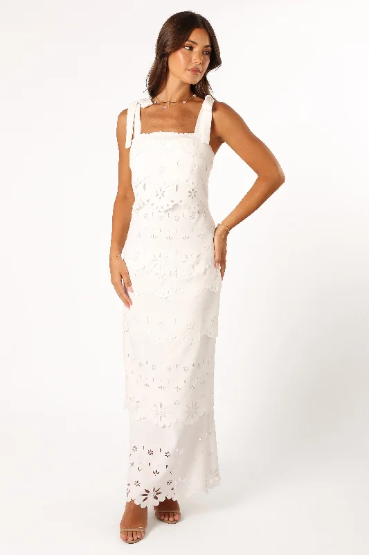 Big Savings Pippa Maxi Dress - Off White