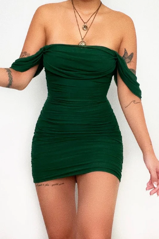 Instant Discount Ardell Mini Dress - Green