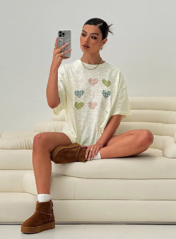 Exclusive Online Offers Heart Strong Nightie Sleep Dress Multi