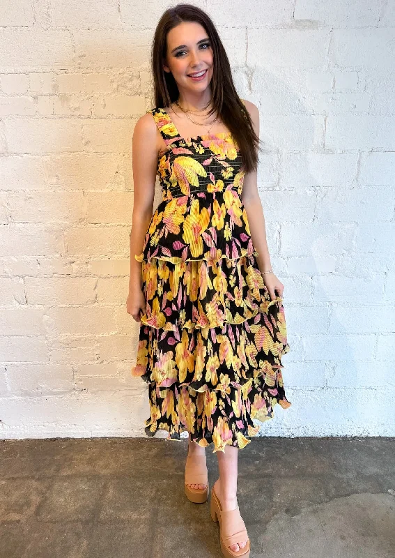 Bargain Alert Aurora Blossom Maxi Dress