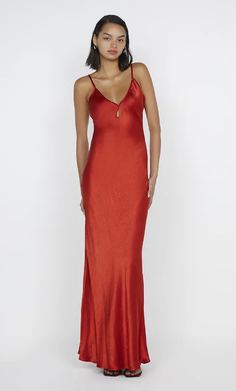 Weekend Exclusive Bargains CEDAR CITY MAXI DRESS - CRIMSON/CRIMSON