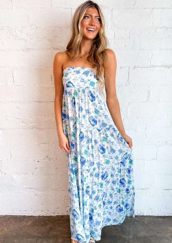 Weekend Massive Discounts Dreamy Floral Maxi Dress