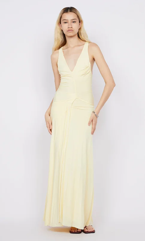 Limited Offer GRETA GOWN - BUTTER