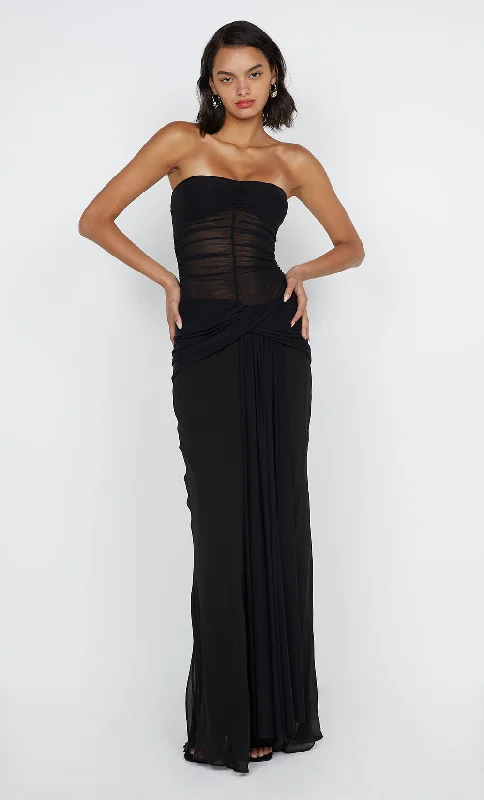 Big Bargain Bonanza NOEMI STRAPLESS DRESS - BLACK