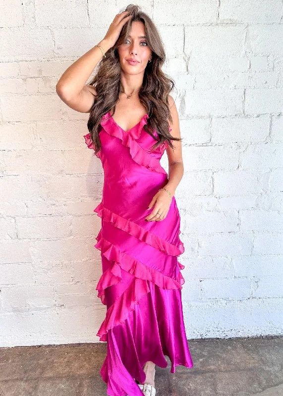 Shop & Save Big Party Pink Maxi Dress