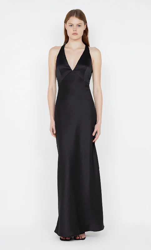 Exclusive Discounts Just for You THE DREAMER V NECK DRESS - BLACK