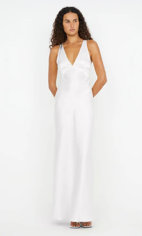 Today’s Special Discount THE DREAMER V NECK DRESS - IVORY