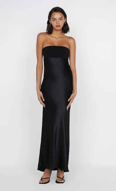 Weekend Special Shopping Event ZARI STRAPLESS DRESS - BLACK